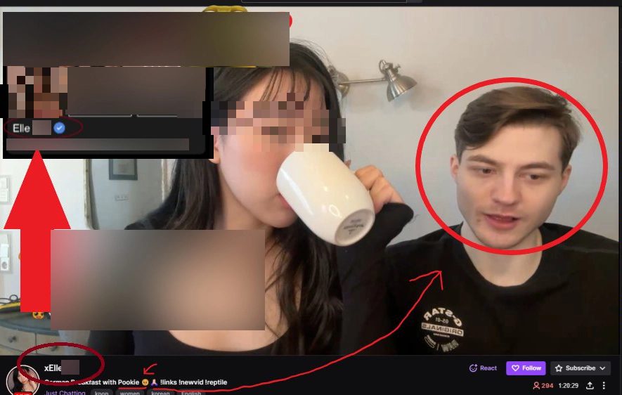 Recently, he duo streamed with a beautiful female streamer