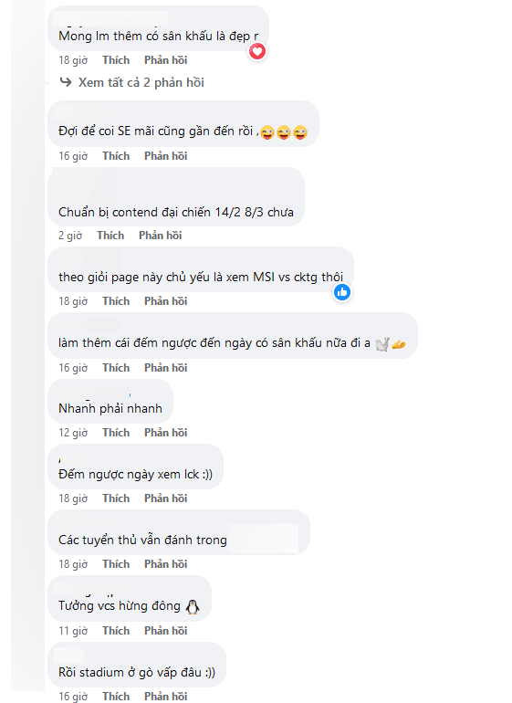 VCS fans are starting to lose patience