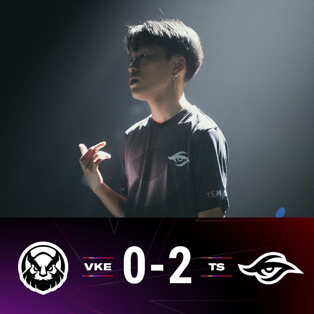 Vikings Esports had an unsatisfactory debut with a 0-2 loss to Team Secret