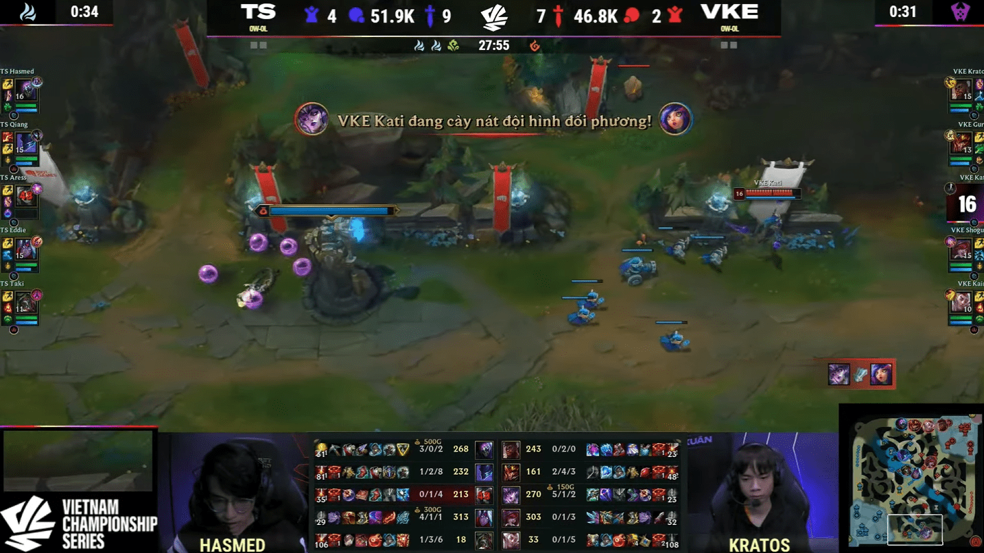 Kati and Shogun still showed excellent damage output and fulfilled their roles effectively