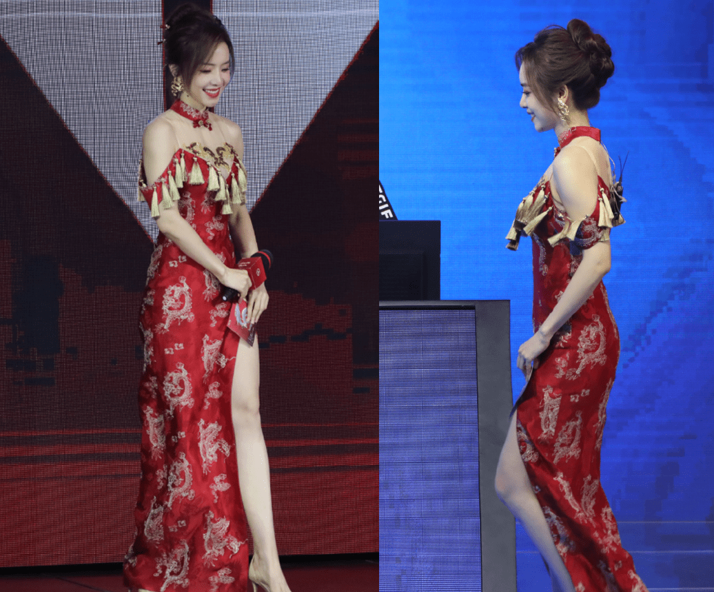 The image of Du Suong trying to cover her sensitive areas has become a hot topic at the LPL