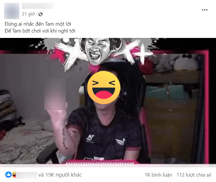 But the streamer firmly demanded not to involve him in the incident