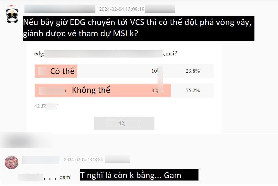 Even LPL fans believe that EDG would lose to GAM if they moved to VCS
