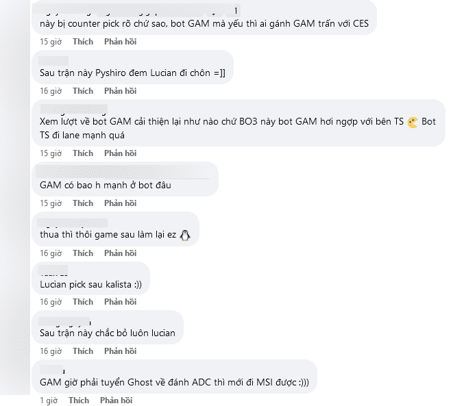 Many opinions surrounding GAM's defeat mostly point towards the bot lane