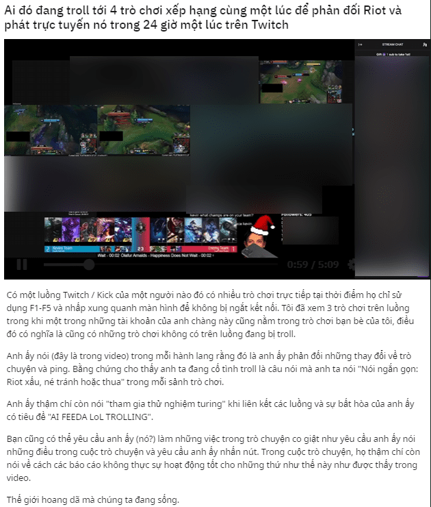 Player caught using AI to disrupt the game