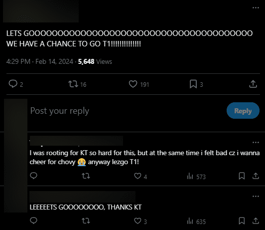 Many T1 fans are excited and believe that the opportunity for T1 has come