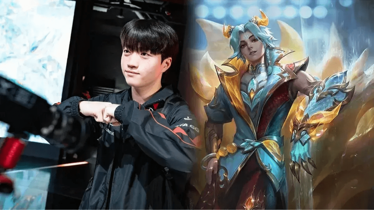 Keria's unique Ezreal Support choice
