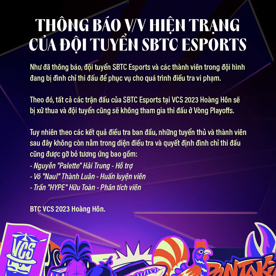 The SE incident at VCS Hoàng Hôn 2023 shocked the Vietnamese LoL community