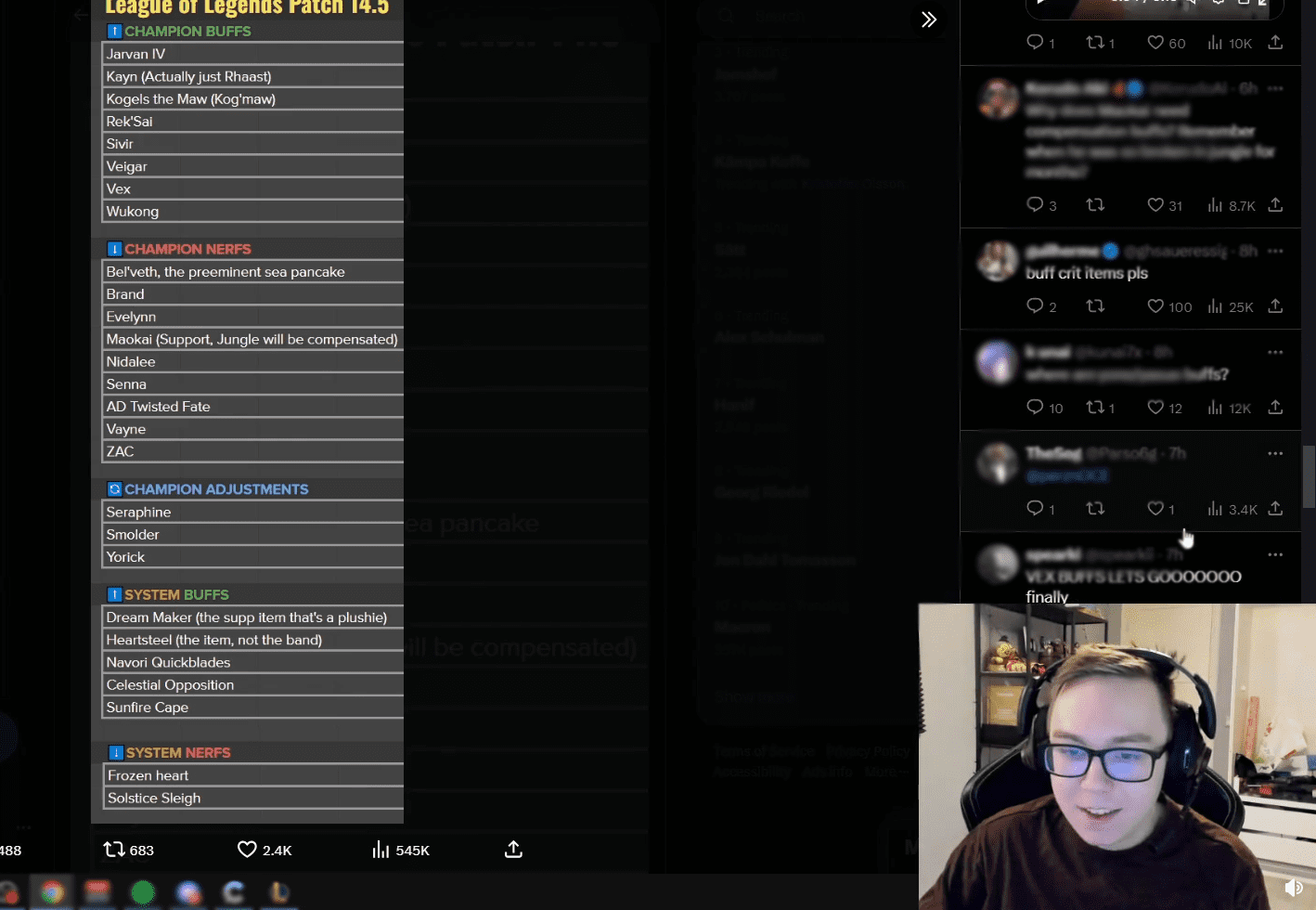 TheBausffs recently stated live that Marksman is currently the worst role in League of Legends