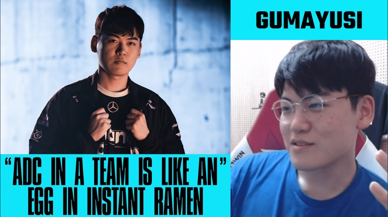 Gumayusi once remarked on stream that Marksman is like “an egg in a bowl of noodles,” something that is not essential