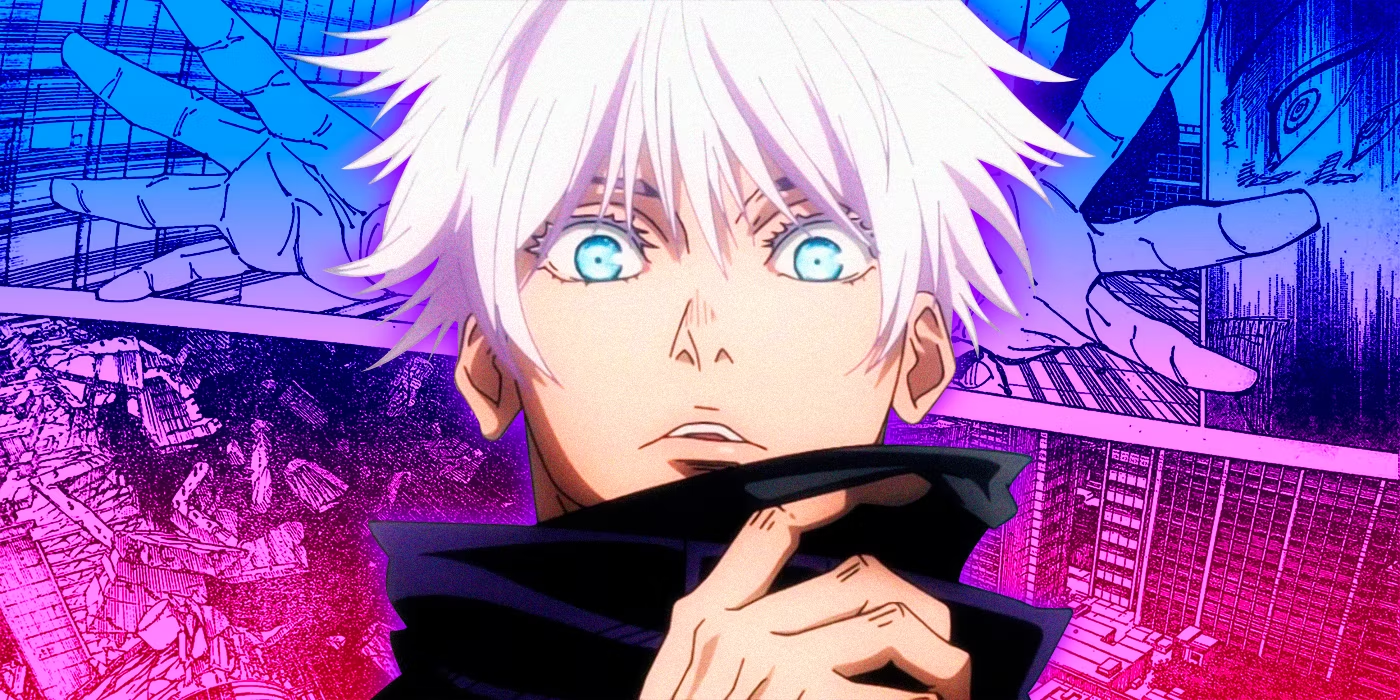 Gojo Satoru is a very strong, confident, charismatic character with a high ego from Jujutsu Kaisen