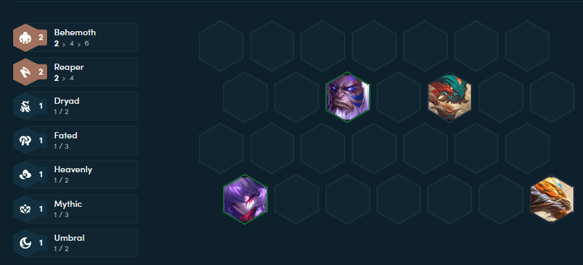 Early game composition