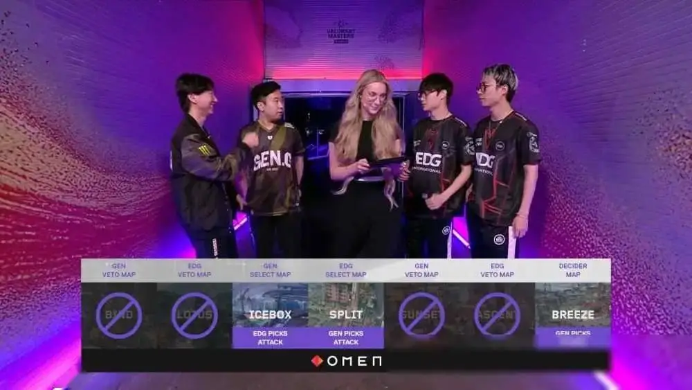 Gen.G's VALORANT team was cut from streams on Chinese channels