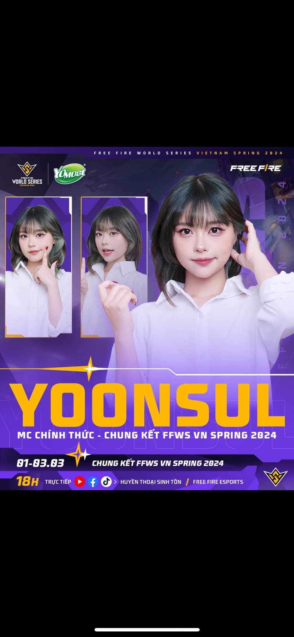 MC YoonSul from Wild Rift has also switched to Free Fire