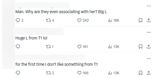 Fans are not too excited about the idea of Pokimane at T1's headquarters