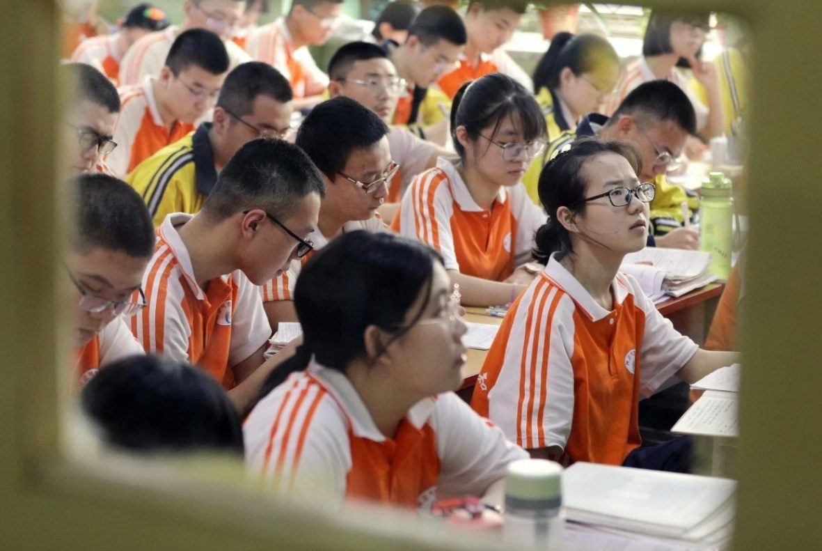 Famous image of China's Gaokao exam