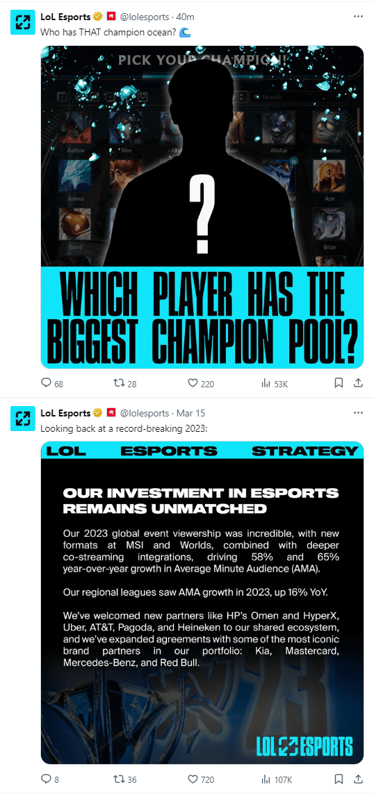 However, Riot's professional League of Legends site has no information related to VCS, only standard 'harmless' community posts