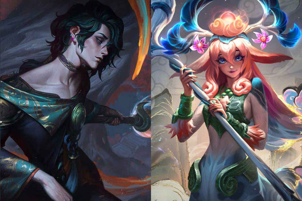 The area damage potential of Lillia and Hwei is extremely effective in countering backline carries