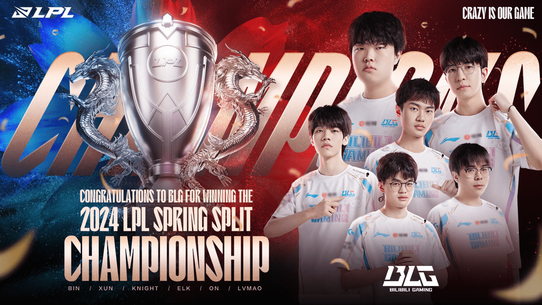 BLG recently won their first LPL title in history