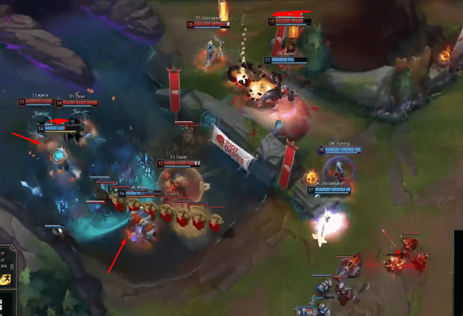 Keria's ultimate controlled 2 key members of DK, Lucid and Kingen, opening up a winning fight for T1