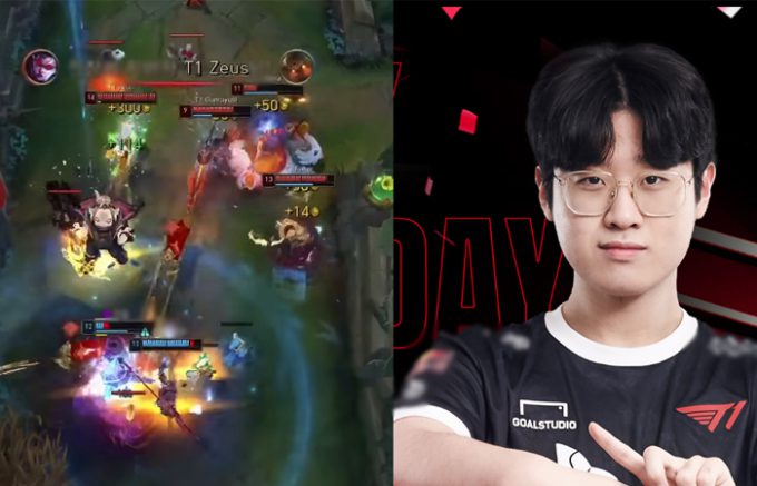 Zeus once shocked fans by using Vayne Top Lane to defeat DK and recently HLE