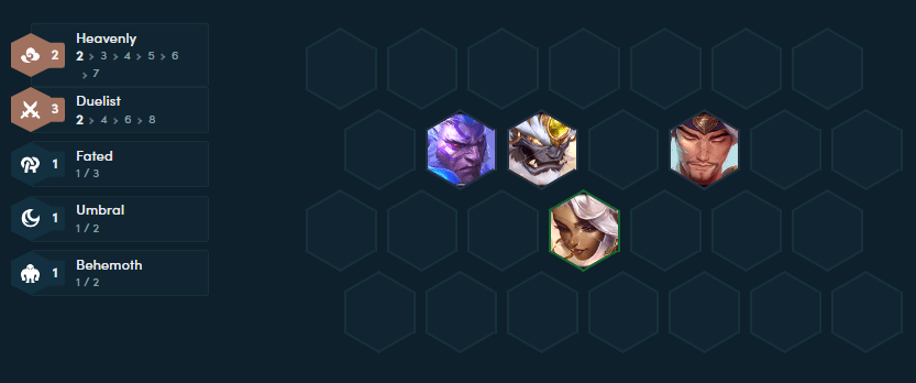 The early game has both damage and defensive capabilities