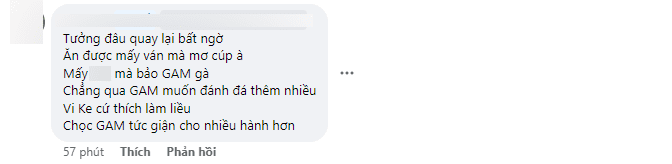 One viewer joked that GAM might want to play more matches, which is why they lost to VKE in their first playoff encounter