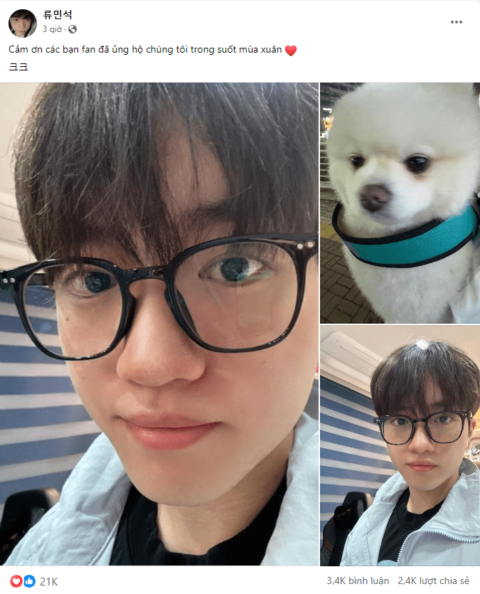 Keria expresses gratitude in Vietnamese to fans