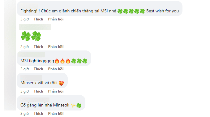 Also sends wishes to Keria and T1