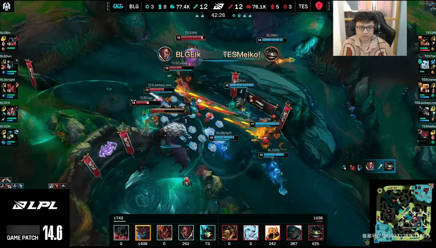 SofM 'burns' TES's Mid Lane