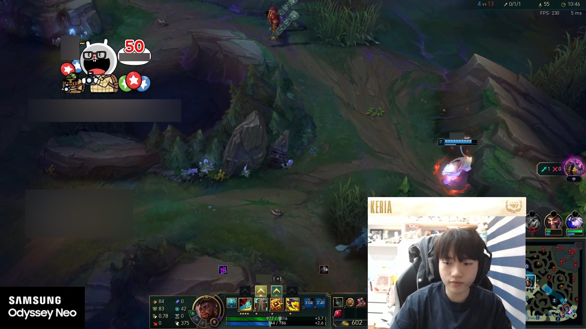 But right after T1 lost to Gen.G, that night Keria was able to stream and rank normally at T1 headquarters
