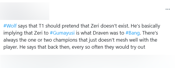 Legend suggests "unique strategy" for T1 to win but accidentally reveals critical weakness of teammates - Image 3. Legend suggests "unique strategy" for T1 to win but accidentally reveals critical weakness of teammates - Image 3.