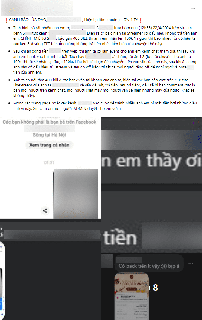 Streamer S. is accused of fraud again