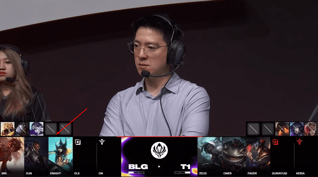 BLG's early picks in game 3 clearly showed their intention to swap lanes but T1 still used Twisted Fate, putting Zeus and the whole team in a difficult position