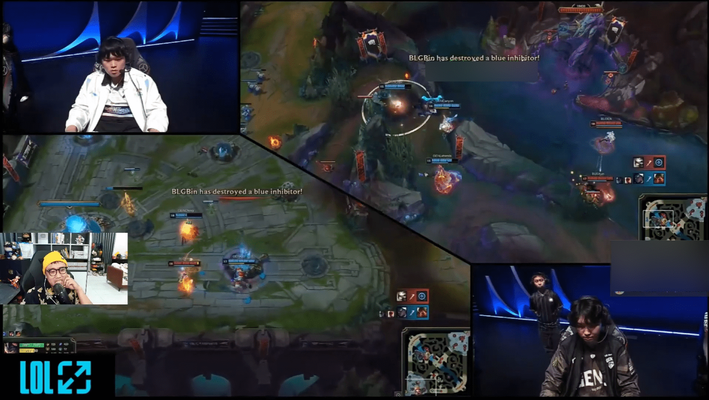 BLG players also self-destructed many times in their backdoor attempts even when they could control the game better.