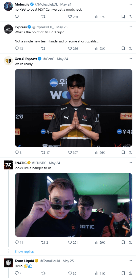 Some teams confirm they are ready for the tournament