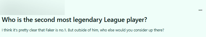 There is a question that always sparks debate in the community: 'Who is the player worthy of being ranked second just after Faker in League of Legends'