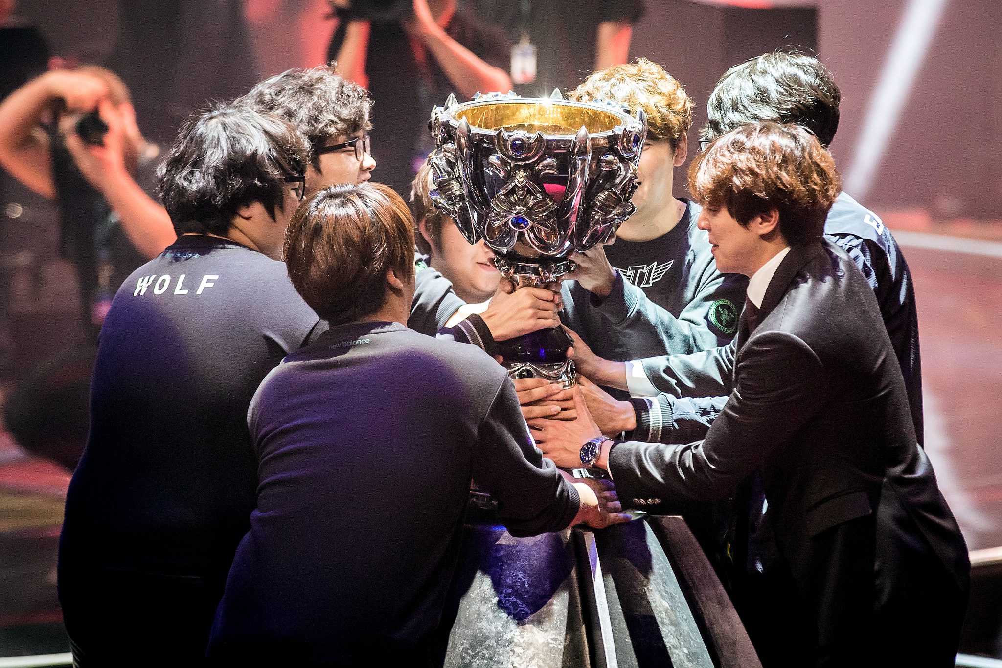 The SKT T1 roster from 2015 - 2016 may all be featured