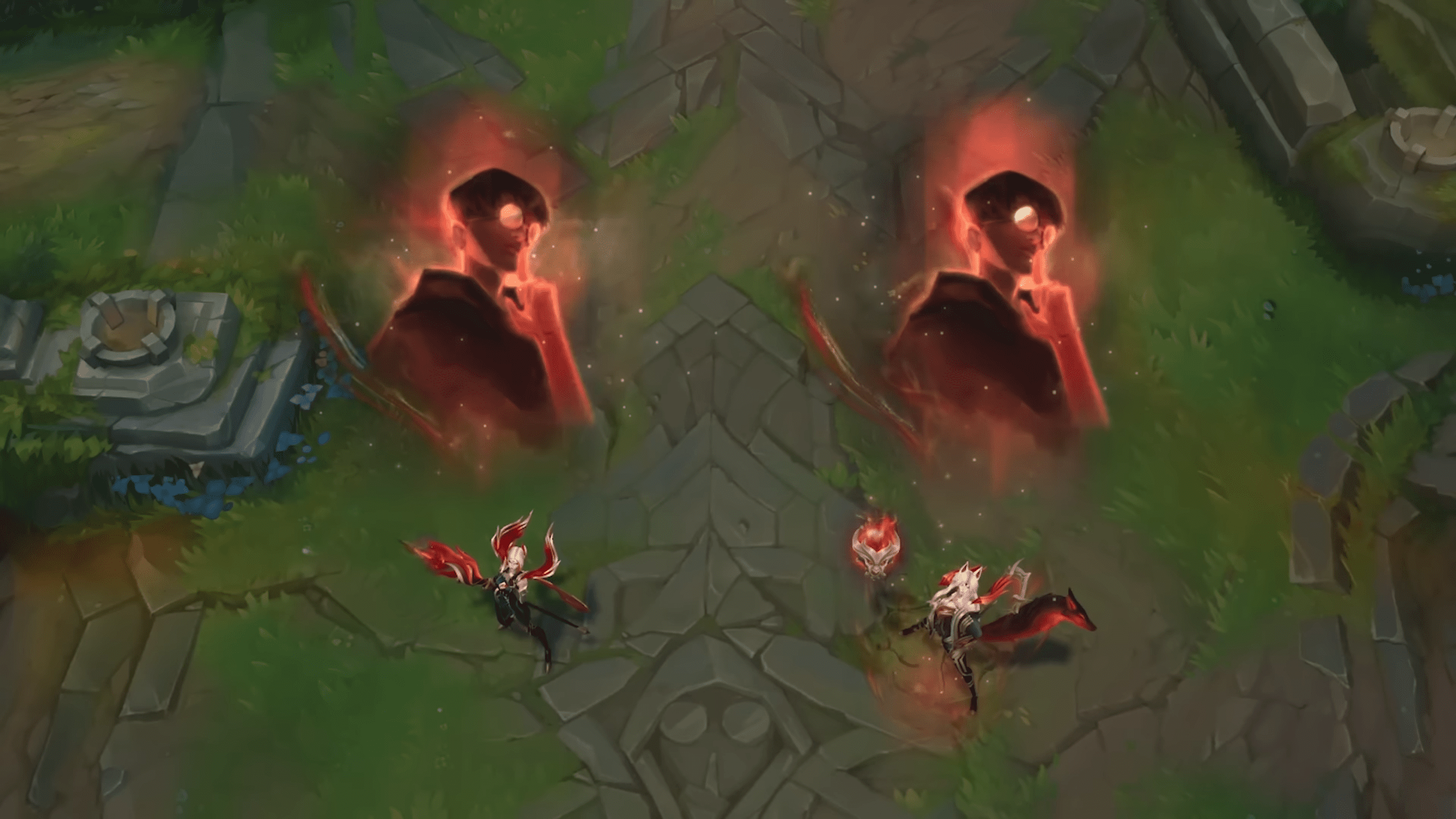 Each champion will have accompanying expressions of Faker