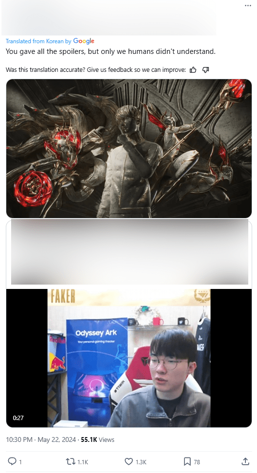 Faker said it before, it's just that humanity didn't understand it.