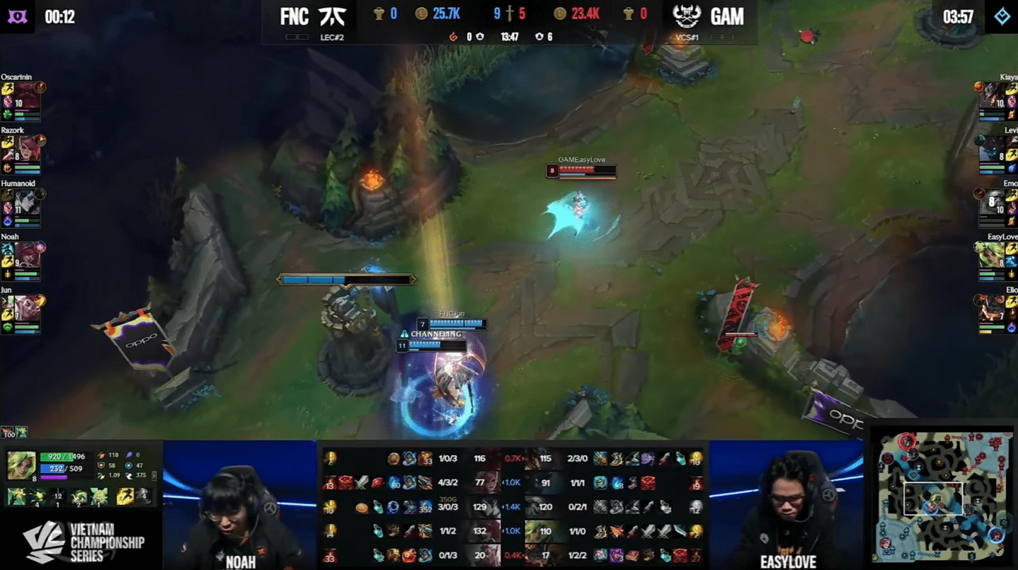 No one understands why there were no teammates around and the enemy had 2 diving champions, yet EasyLove went so far up