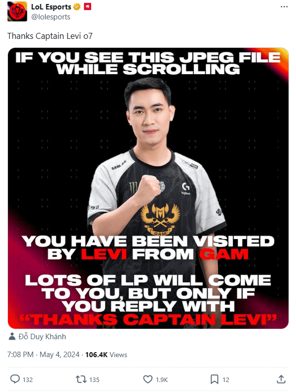 Riot also took the opportunity to 