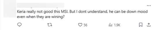 Keria was not good at this MSI. But I don’t get it. Can he really lose confidence even when the team is winning?
