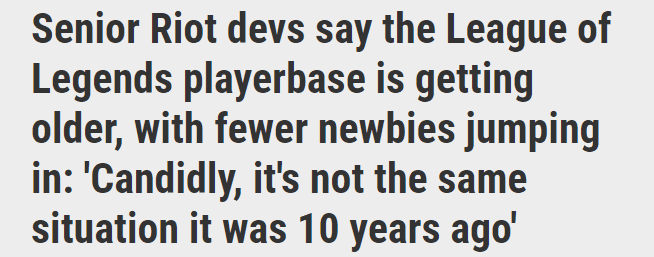 A veteran League of Legends developer at Riot recently revealed to PC Gamers: 