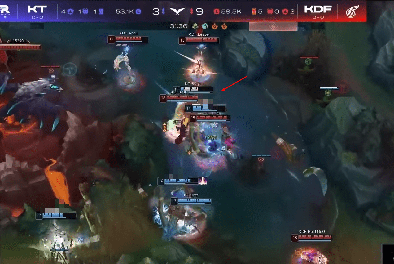 BeryL's Tahm Kench became completely useless when countered by KDF's ranged crowd control abilities