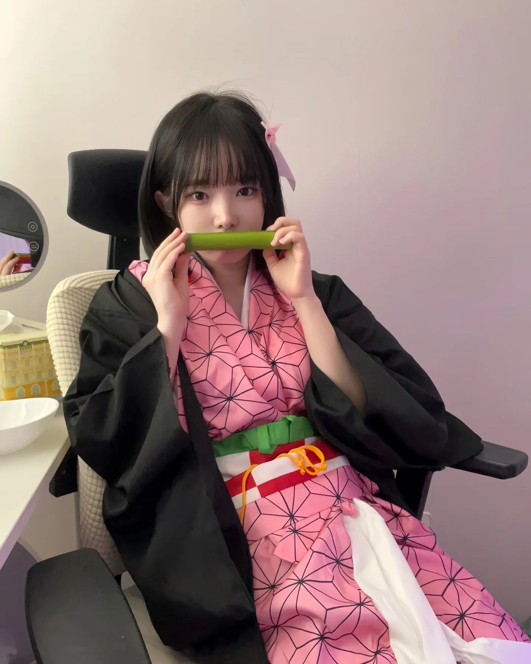 She occasionally cosplays for fun