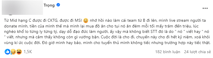 Latest post from Coach R.
