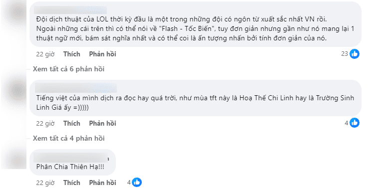 Many opinions also express a preference for the skill translations back in the day from Garena's team