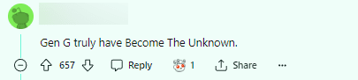 'Gen.G has truly become the Unknown team'