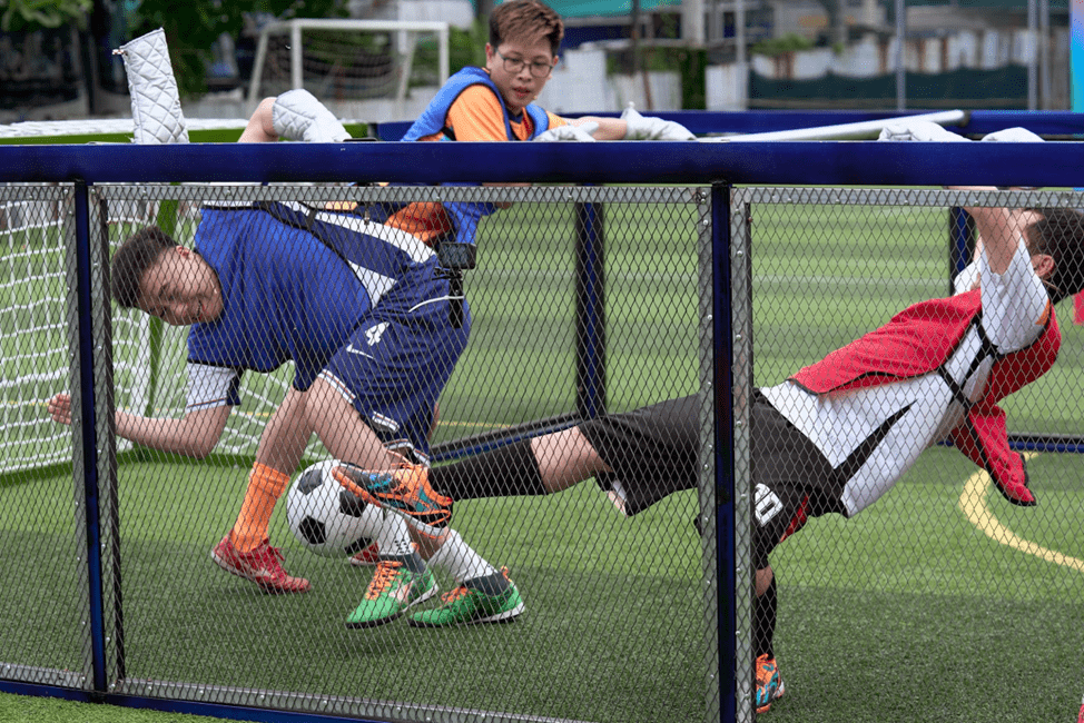 Unique football match,